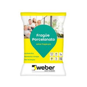 Fragüe Porcelanato Weber Negro 1 kg