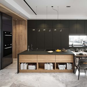 Plancha Ultracompacto Nero Granite Mate 160x320 cm