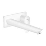 Baños-Griferia-Lavamanos-Talis-E-Muro-22-Cm-C-Desague-71734700-Blanco-Mate