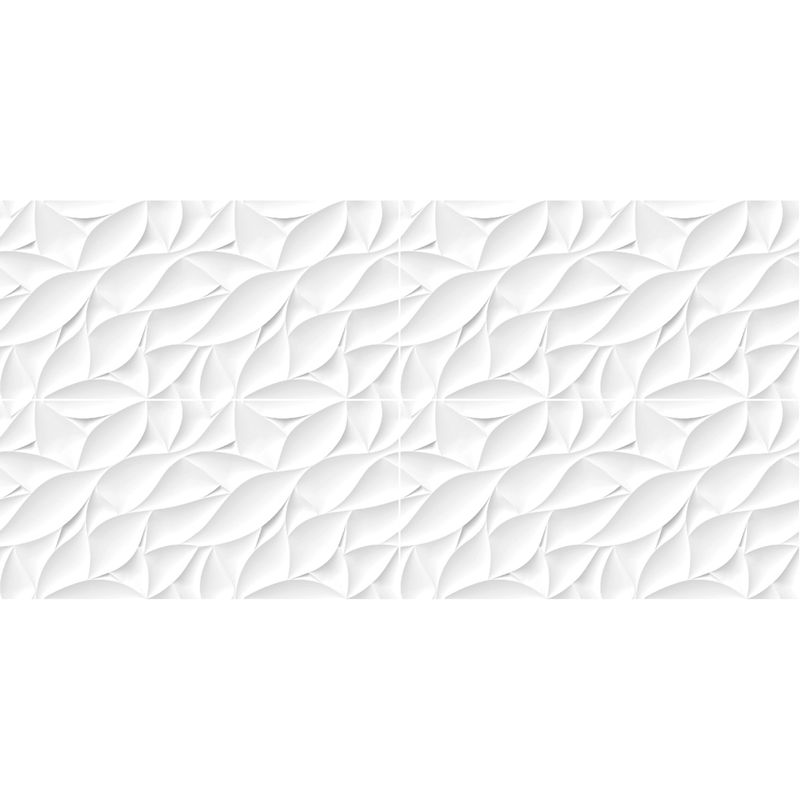 Pisos-y-Muros-Ceramica-Muro-Andina-Deco-Leaf-Blanco-Brillante-25x40-cm