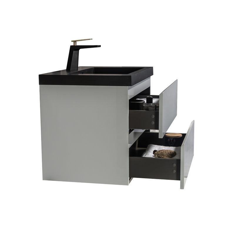 Baños-Mueble-de-Baño-City-con-Lavamanos-Negro-Mate-y-Desague-Base-High-Grey-Glossy-700x550x480-mm