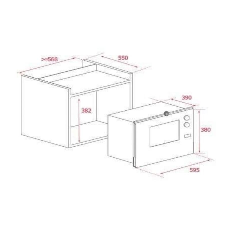 Cocina-Microondas-ML-825-TFL-BK