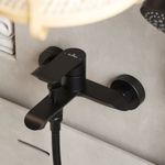 Baños-Griferia-Ducha-Tina-Urban-N-Expuesta-Negro-Mate