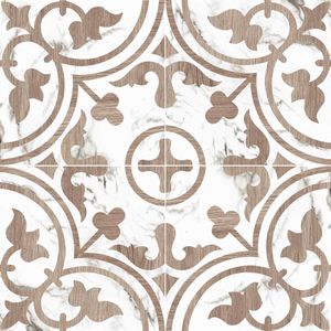 Porcelanato Loire Noce Blanco Mate 25x25 cm