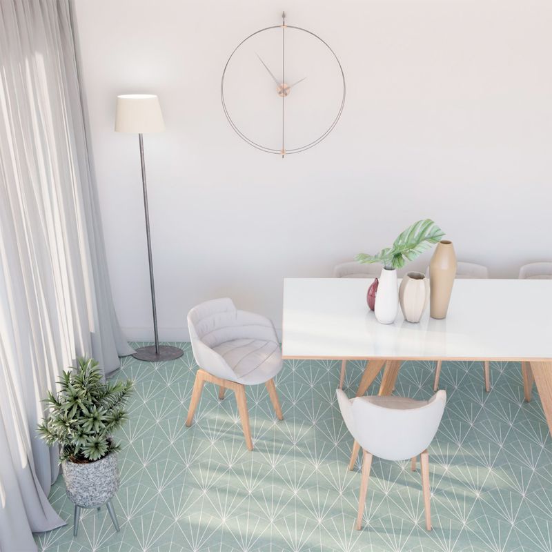 Pisos-y-Muros-Porcelanato-Aster-Verde-Mate-Hexagonal-22x25-cm
