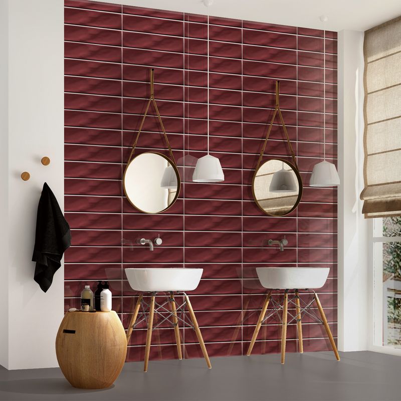 Pisos-y-Muros-Ceramica-Muro-Ice-Craft-Magenta-Brillante-6.8x28-cm