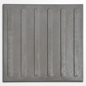 Baldosa Safety Stone Guia Gris 40x40 cm