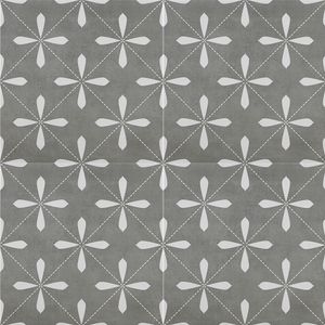 Porcelanato Waterloo Coal Mate 45x45 cm