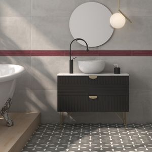 Porcelanato Waterloo Coal Mate 45x45 cm