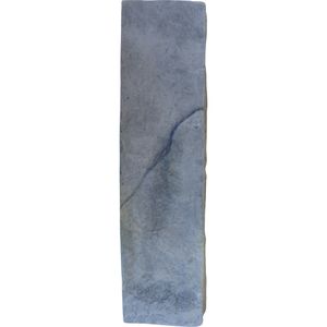 Piedra Enchape Onix Gris Oscuro Rústico 10x40 cm
