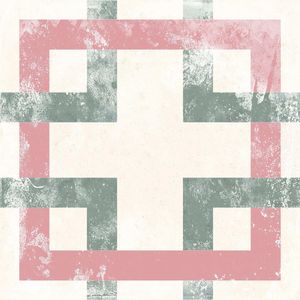 Porcelanato Heritage Multicolor Mate 25x25 cm