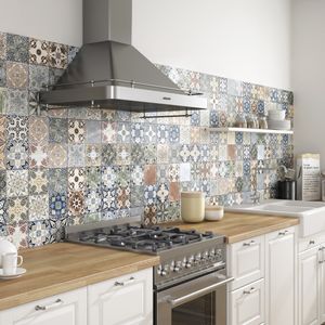Porcelanato Xerea Mix Colors Multicolor Mate 25x25 cm