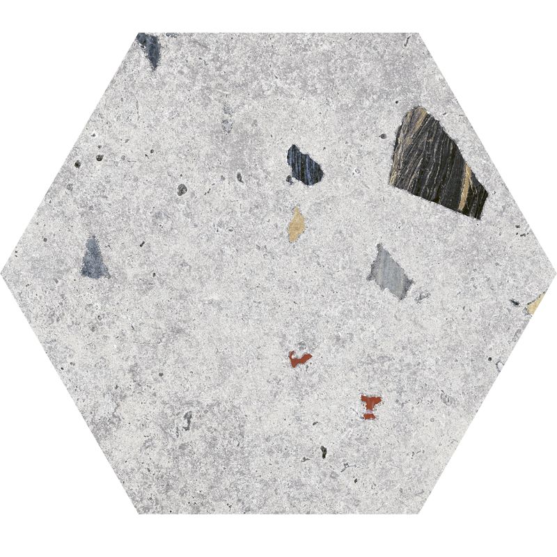 Pisos-y-Muros-Porcelanato-Sonar-Silver-Hex-Gris-Mate-22x25-cm
