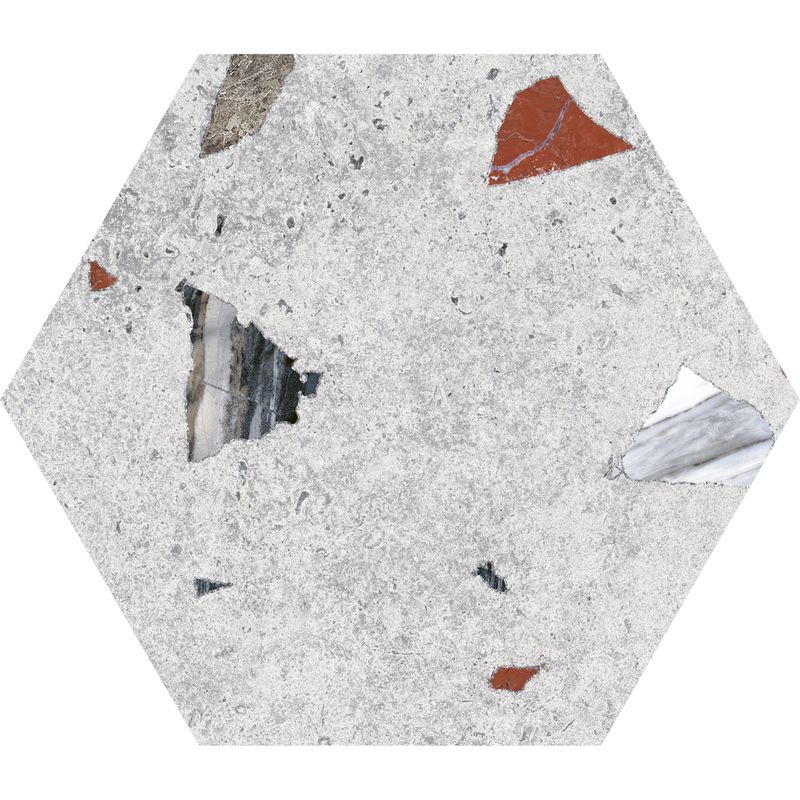 Pisos-y-Muros-Porcelanato-Sonar-Silver-Hex-Gris-Mate-22x25-cm