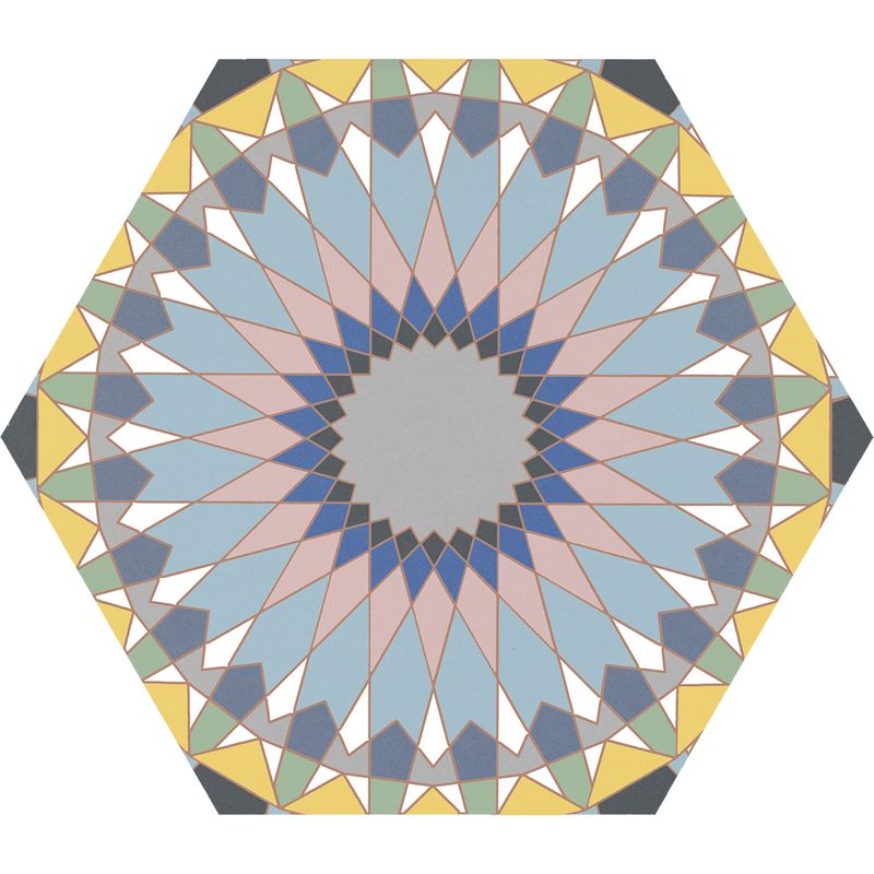 Pisos-y-Muros-Porcelanato-Kasbah-Mix-Colors-Hex-Multicolor-Mate-25x25-cm