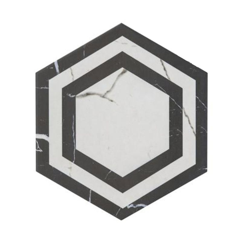 Pisos-y-Muros-Gres-Porcelanico-Hexagon-Calacatta-Decor-Marquina-Mate-20x23-cm