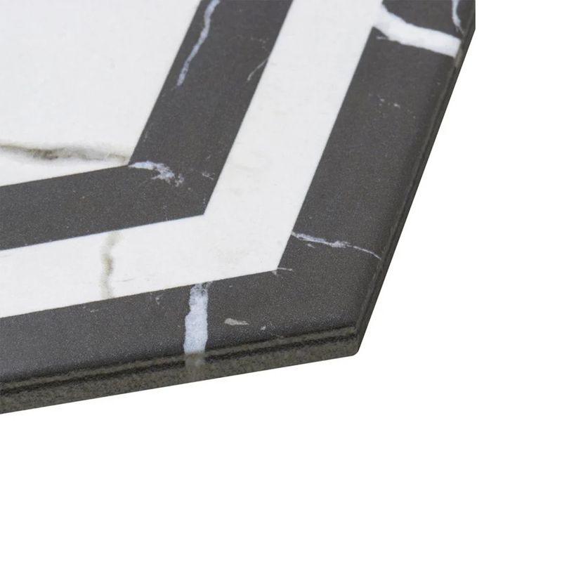 Pisos-y-Muros-Gres-Porcelanico-Hexagon-Calacatta-Decor-Marquina-Mate-20x23-cm