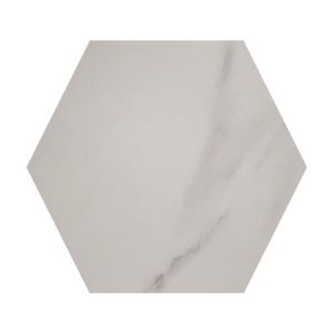 Gres Porcelánico Hexagon Calacatta Mate 20x23 cm