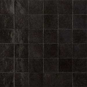 Cerámica Muro Zellige Carbone Pulido 10x10 cm