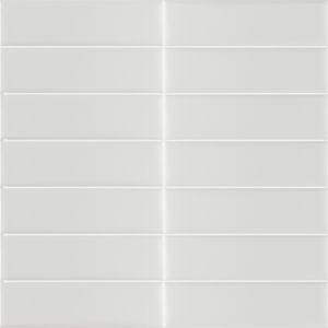 Cerámica Muro Liverpool White Mate 7x24 cm