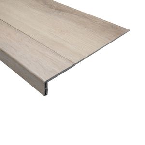 Peldaño PVC Indie Champagne 2400x82 mm