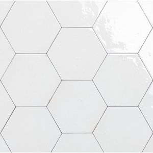 Porcelanato Lume Blanco Brillante Bricks 18.2x21 cm