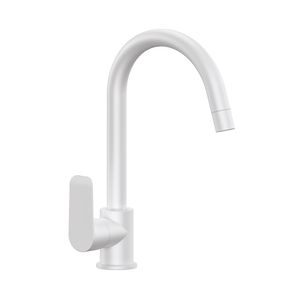 Grifería Cocina Urban 1 Jet C/Flexible Blanco Mate