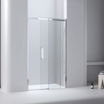 Baños-Mampara-Corredera-Grecia-con-Paño-Fijo-Cromada-1200-Mm
