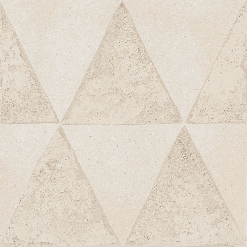 Pisos-y-Muros-Porcelanato-Artcraft-Decoro-Triangulo-Beige-Mate-20x20-cm