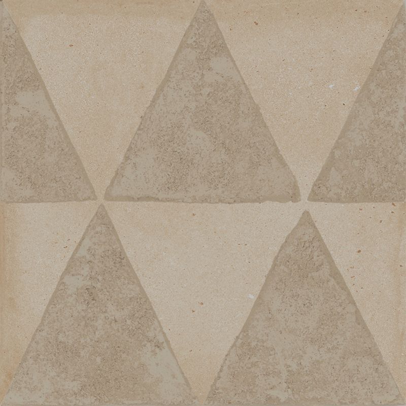 Pisos-y-Muros-Porcelanato-Artcraft-Decoro-Triangulo-Beige-Gris-Mate-20x20-cm