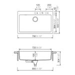 Cocina-Lavaplatos-Schock-Signus-N-100-Xl-Magma