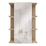 Baños-Mueble-De-Baño-Suspendido-Ray-con-Espejo-Beige