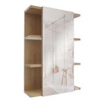 Baños-Mueble-De-Baño-Suspendido-Ray-con-Espejo-Beige