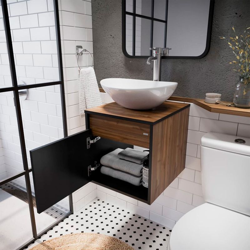Baños-Mueble-de-Baño-Dustry-Suspendido-Cafe-con-1-Puerta-400x415x460-mm