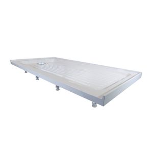 Receptáculo Ducha Kai Rejilla Derecho Blanco 1620x710 mm