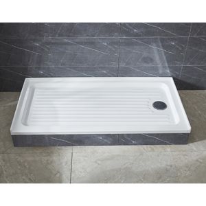 Receptáculo Ducha Kai Rejilla Derecho Blanco 1620x710 mm