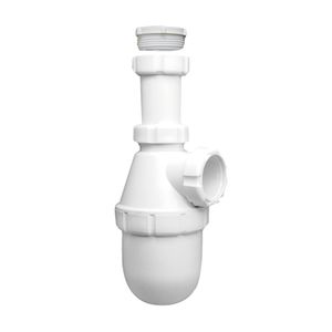 Sifón Fregadero Simple Blanco 1 1/2"