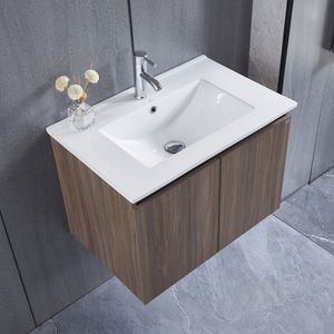 Mueble de Baño Queen Simple 2 Puertas Choco 600 mm con Lavamanos