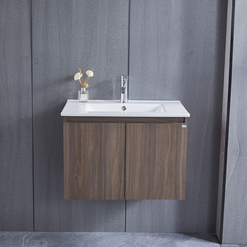 Baños-Mueble-de-Baño-Queen-Simple-2-Puertas-Choco-600-mm-con-Lavamanos
