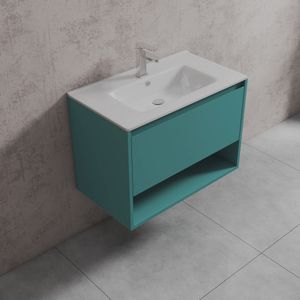Mueble de Baño Delfos Color un Cajón y Repisa con Lavamanos Sea 800 mm
