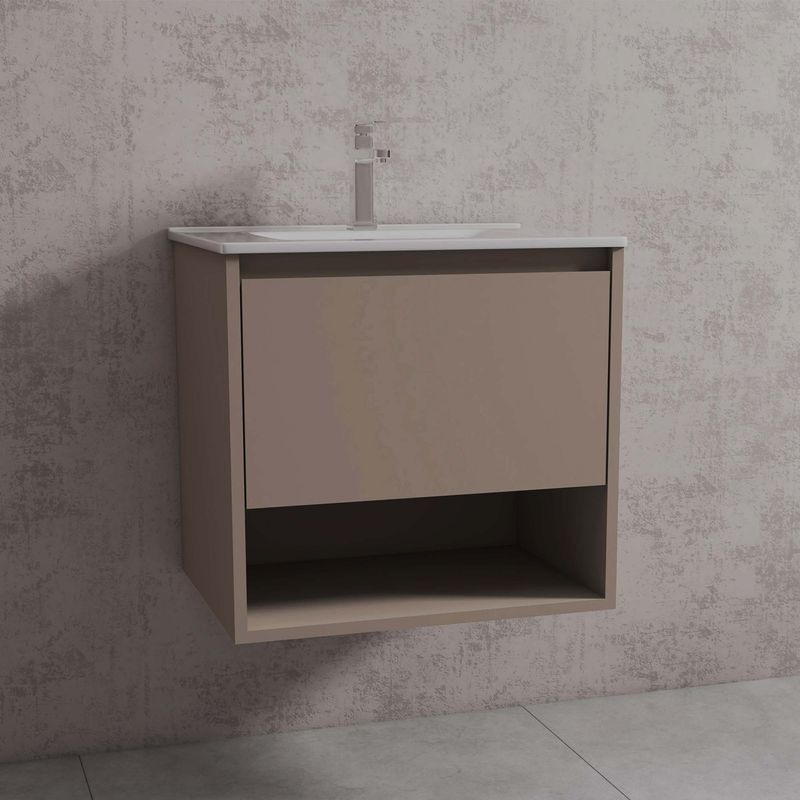 Baños-Mueble-de-Baño-Delfos-Color-un-Cajon-y-Repisa-con-Lavamanos-Sand-600-mm