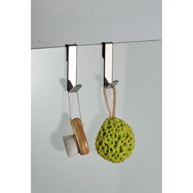 Baños-Set-de-Dos-Perchas-para-Mampara-Asis-Cromado
