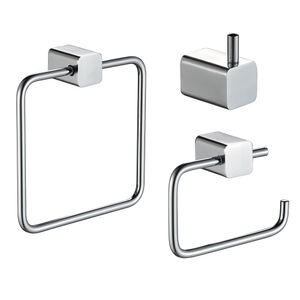 Set de 3 Piezas Accesorios habitacional Life Cromado