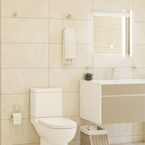 Set de 3 Piezas Accesorios habitacional Life Cromado