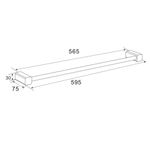 Baños-Toallero-barra-Life-cromado-60-cm