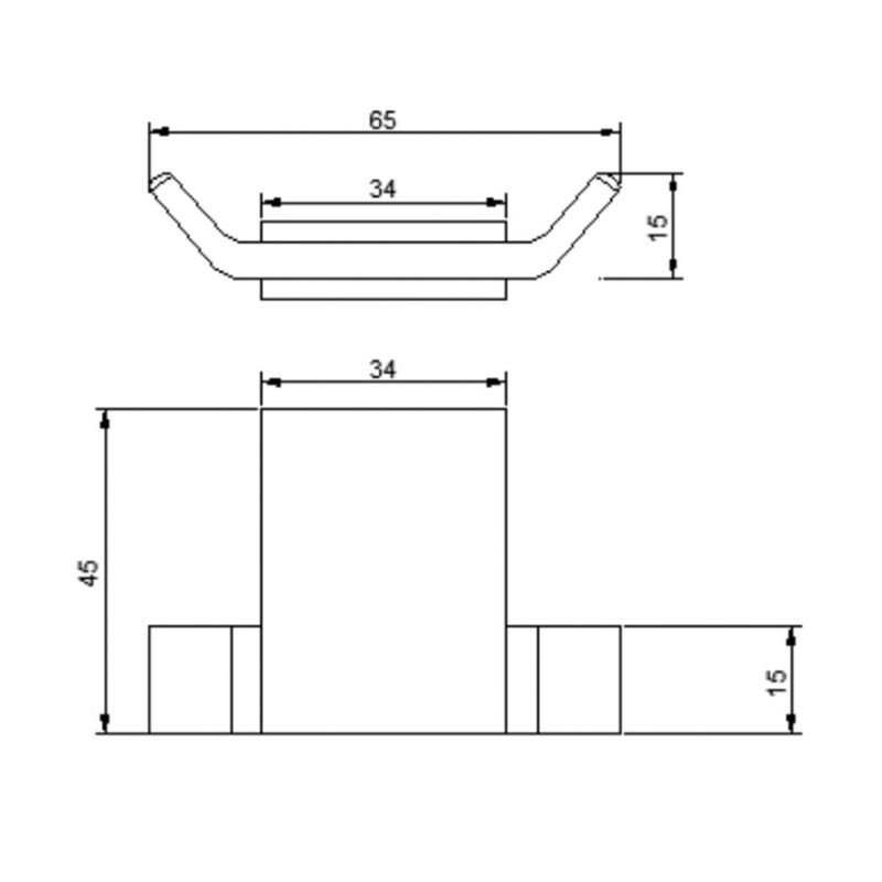 Baños-Percha-Asis-Doble-Cromado