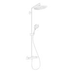 Baños-Columna-Ducha-Croma-Select-S-28-Cm-con-Termostato-26890700-Blanco-Mate