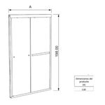 Baños-Mampara-Ducha-Receptaculo-Twin-Doble-Corredera-1300x1980-mm