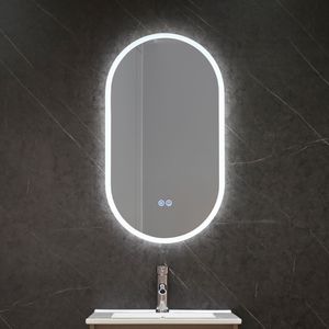 Espejo Singapur Ovalado 500x800 mm con Led