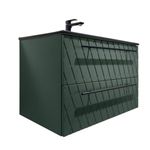 Baños-Mueble-de-Baño-Empire-2-Cajones-Verde-con-Lavamanos-800-mm